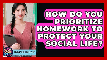 How Do You Prioritize Homework To Protect Your Social Life? - Junior Year Jumpstart