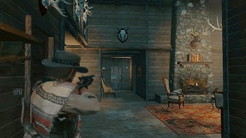 Something Strange happens if John breaks into his house in Undead Nightmare