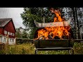 How To Make a GRILL From An Old Hot Water Tank!