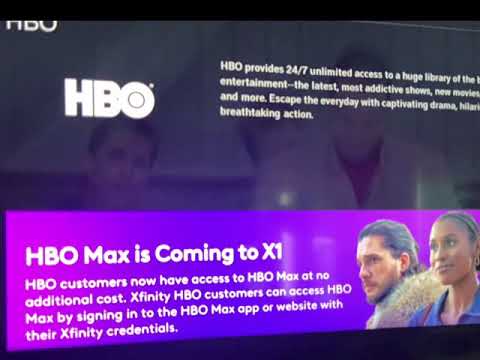 HBO Max on Comcast Xfinity