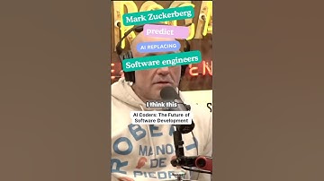 Mark Zuckerberg predicting AI with replace Software Engineers, on Joe Rogan show #joerogan #meta