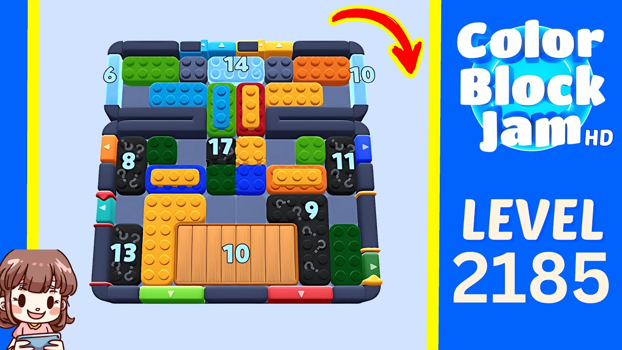 Color Block Jam Level 1277 (2185) Solution Walkthrough - YouTube