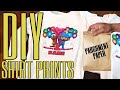 DIY| SHIRT PRINT W/ PARCHMENT PAPER!