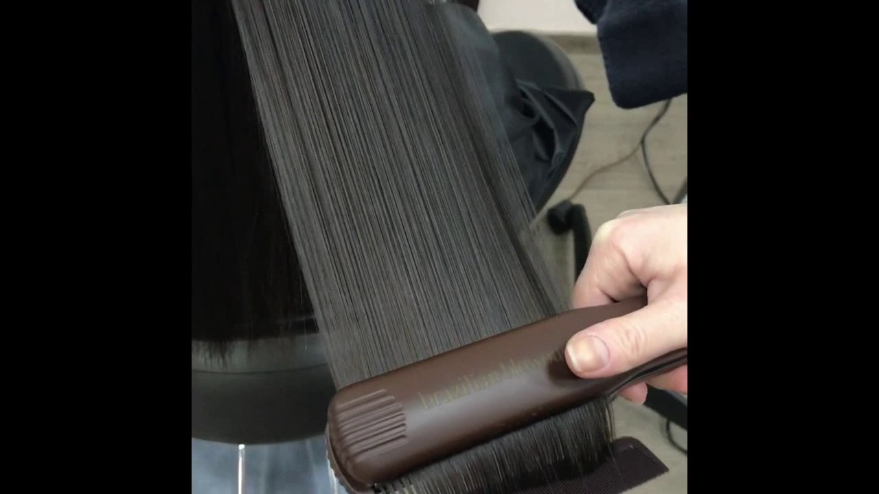 Brazilian Blowout - кератиновое выравнивание волос - YouTube