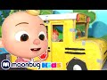 COCOMELON - Wheels on the Bus | Learn | ABC 123 Moonbug Kids | Fun Cartoons | Learning Rhymes