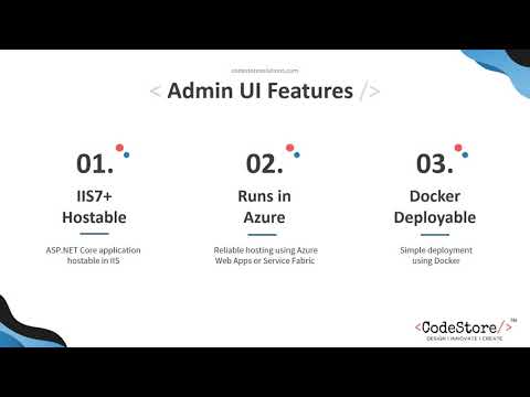 Identity server Admin UI Portal