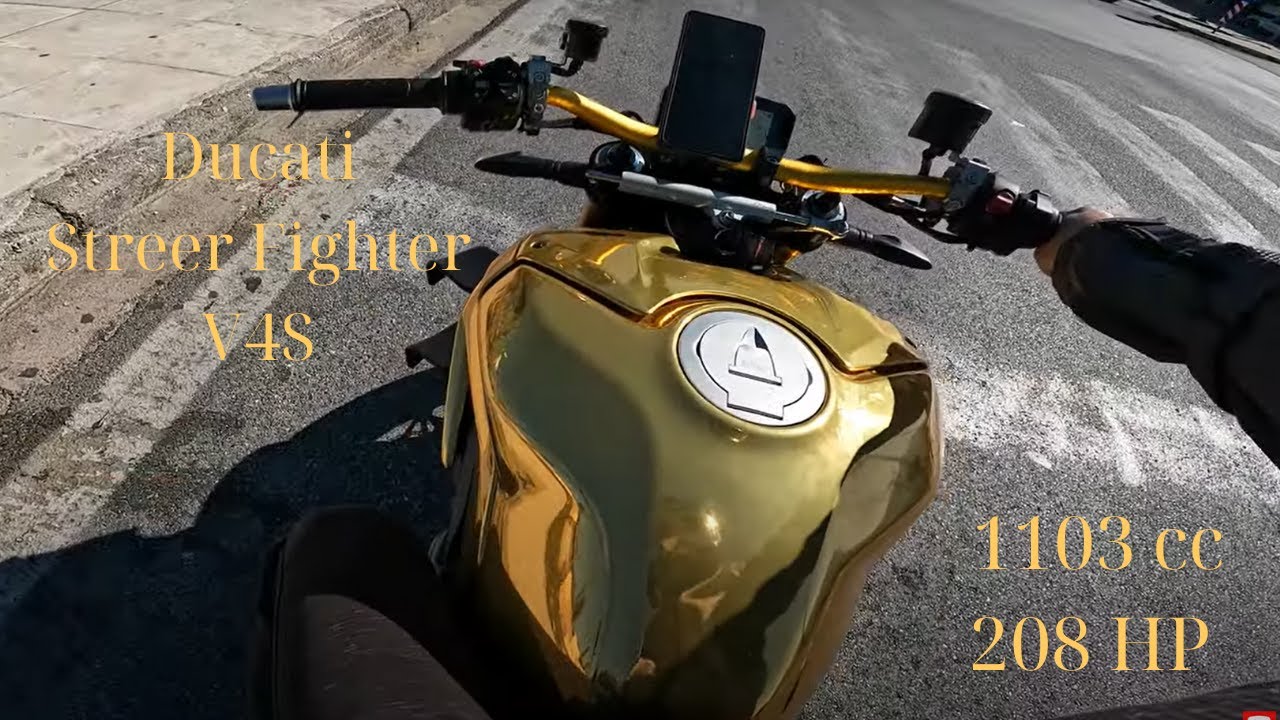 Βόλτα με Ducati Streetfighter v4s.