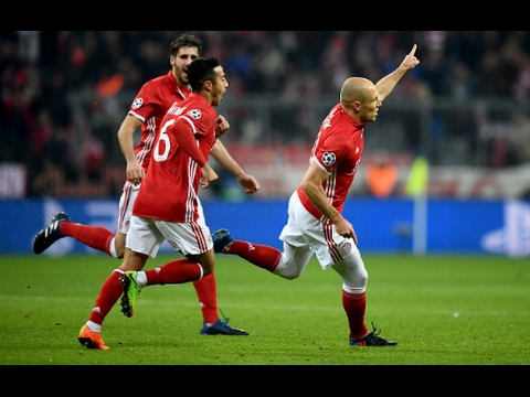 Bayern München vs Arsenal 4 1 2017 Arjen Robben Geweldige Goal Champions League 15 02 2017 HD