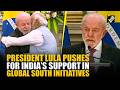 “We're going to strengthen the global South...” Brazilian Prez Lula at India-Brazil bilateral summit