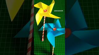 How to make paper Windmill that spins | DIY Pinwheel #shorts #diy #craft #youtubeshorts