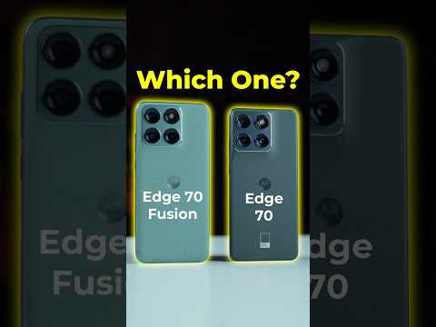 Motorola Edge 70 vs Edge 70 Fusion: Don't Make a Mistake! ⚠️