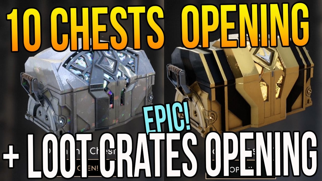 PARAGON 10 CHESTS OPENING! + LOOT CRATES OPENING!! Paragon Diamond