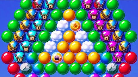 बबल शूटर गेम खेलने वाला। bubble shooter Gameplay level 495 ll how to win bubble shooter