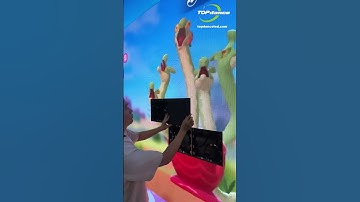 LED display with magnetic panels? Setup made easy #ledscreen #magnetic #shorts