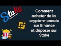 Tuto  comment dposer sur stake 