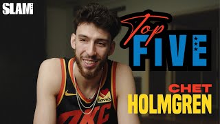 OKC's Chet Holmgren Names His TOP FIVE Cheat Day Meals And More | SLAM