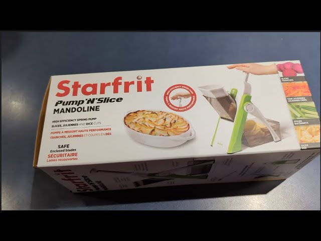 Starfrit Pump N' Slice Mandoline Unboxing! 01.26.2023 