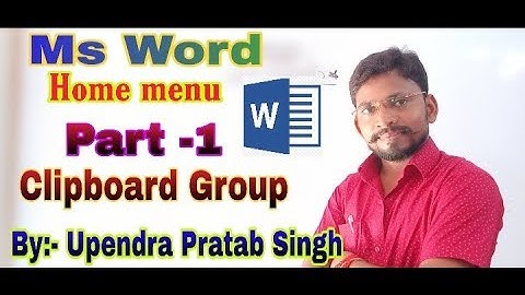 Clipboard Group in ms word