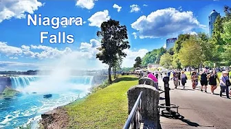 NIAGARA FALLS Canada 2025 - Walking Tour from Niagara City to Niagara Falls | 4K