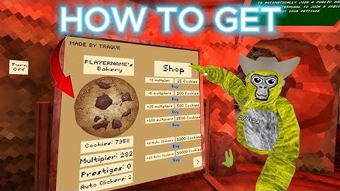 How To Get a Working Cookie Clicker Mod In Gorilla Tag