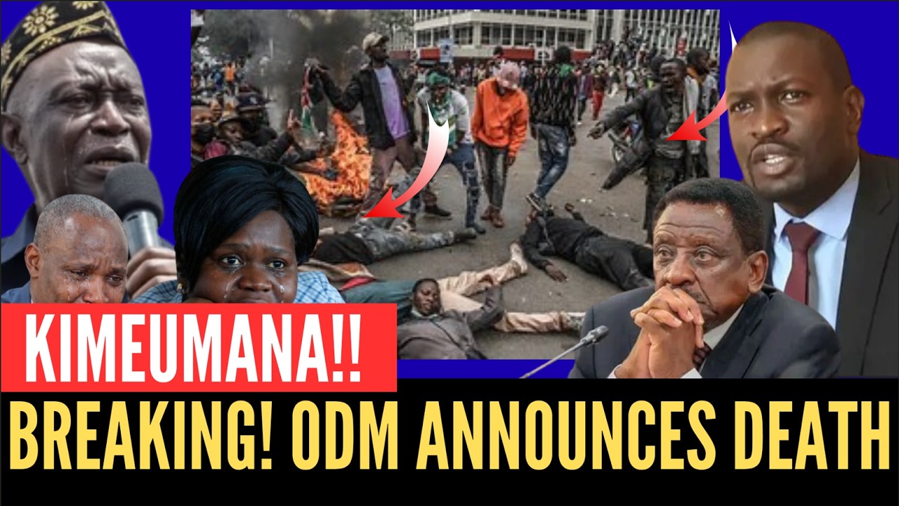 FOUND DEAD! OBURU IN SHOCK AS DEATH HITS ODM PARTY LIVE 2 DAYS AFTER ...
