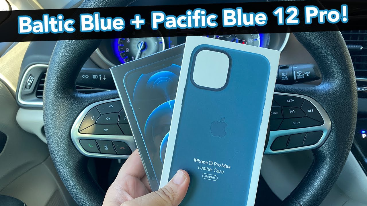 Iphone 12 Pro Leather Magsafe Case In Baltic Blue The Perfect Combo Youtube