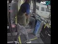 Bus Slams Into Building During Fight