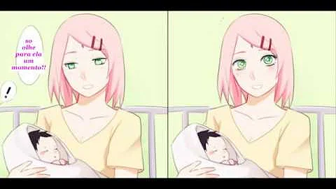 Como foi o nascimento de Sarada Uchiha?