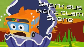 Shark Bus Giant Clam Scene