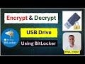 How to Encrypt & Decrypt Your USB Drive with Windows BitLocker 🔐 | Step-by-Step Guide