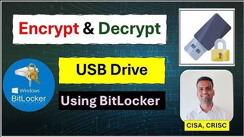 Encrypt & Decrypt USB drive using windows BitLocker | Type of encryption used & Step by step guide 💥
