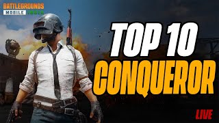 RANK PUSH CONQUEROR PUBG MOBILE INDIA