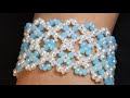 Beading bracelet with peral and kristal Stylish and Easy for beginners