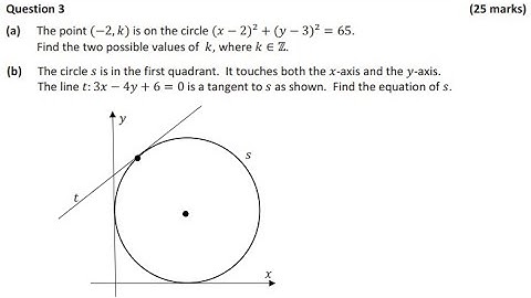 Question 3 solutions for 2019 leaving cert Paper 2 higher level