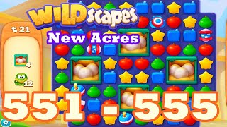 Wildscapes: New Acres Level 551 - 555 HD | 3 match | android | 552 | 553 | 554 | IOS【GameGo Game】