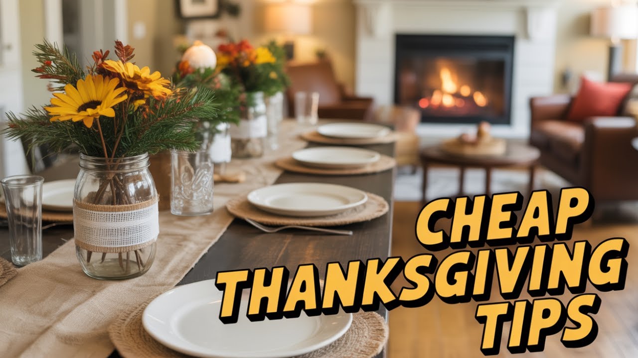 5 inexpensive Thanksgiving hosting ideas - YouTube