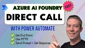 Simple! Azure AI Foundry in Power Automate (Using HTTP REST)