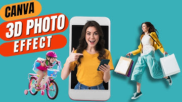 How to Make 3D Photo Pop-Out Effect in Canva | Mobile Screen 3D Trick Tutorial
