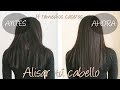 4 remedios caseros para ayudar a alisar el cabello - YouTube