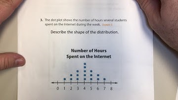 Lesson 10-8 Shape of Data Distribution