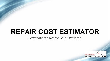 Repair Cost Estimator Searching