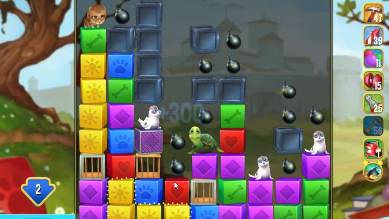 Pet Rescue Saga level 1833 no boosters 😈 ►TOBIAS DEAMON◄