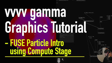 vvvv gamma Graphics Tutorial 016 FUSE Particle Intro - Compute Stage
