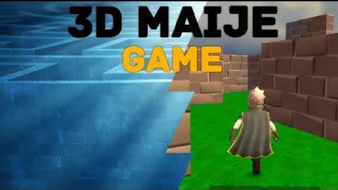 Making a 3d maze game | game making| 3d maze game devlog#1@GamesOfVaibhav@indiangamedev