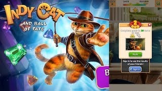 Indy Cat Match 3 Level 2 HD 1080p screenshot 4