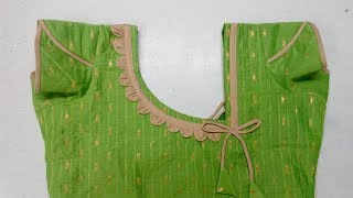 Learn how to stitch punjabi dress neck model