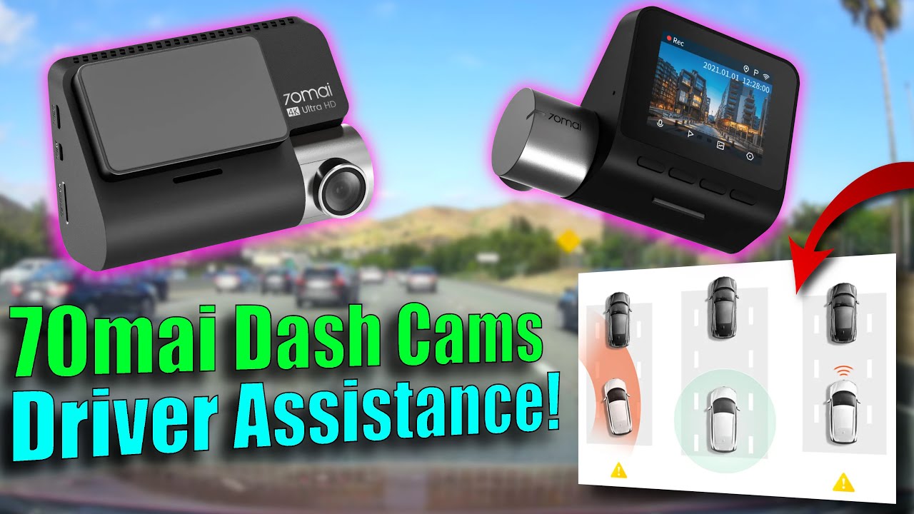 70mai True 2.7K 1944P Ultra Full HD Dash Cam A500S, Front and Rear,  Built-in WiFi GPS Smart Dash Camera for Cars, ADAS, Sony IMX335, 2'' IPS  LCD