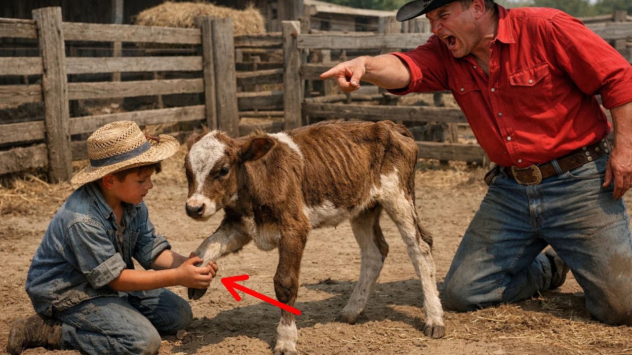 Osakljeno tele je odbačeno od strane vlasnika, ali dečak iznenađuje sve svojim stavom.