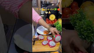 Healthy 🏋🚴💪Gym Diet🥦🍎🥗🍌#healthylifestyle #recipeoftheday #dragonfruit