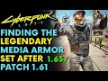 Cyberpunk 2077 - How To Get Legendary Media Armor Set | Patch 1.63 (Locations & Guide)